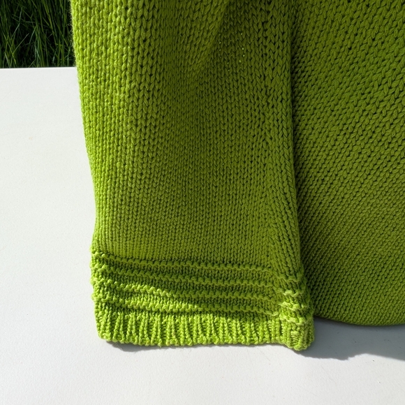 NORTHERN REFLECTIONS GREEN KNIT SWEATER - Picture 7 of 10